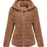 Zachte Teddy Jas met Capuchon