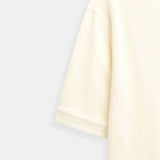 Minimalistische Polo met Korte Mouwen en Open Kraag