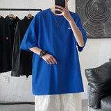 Heren Oversized T Shirt Met Casual Streetwear Design