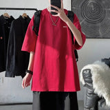 Heren Oversized T Shirt Met Casual Streetwear Design