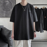 Heren Oversized T Shirt Met Casual Streetwear Design