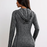 Sportieve Slim Fit Hoodie met Rits voor Dames