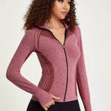 Sportvest met Rits en Slim Fit Pasvorm