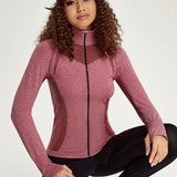 Sportvest met Rits en Slim Fit Pasvorm
