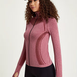 Sportvest met Rits en Slim Fit Pasvorm