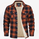 Evans herenjas – warme geruite fleece met comfortabele pasvorm, stijlvol en ideaal voor casual en outdoor activiteiten.
