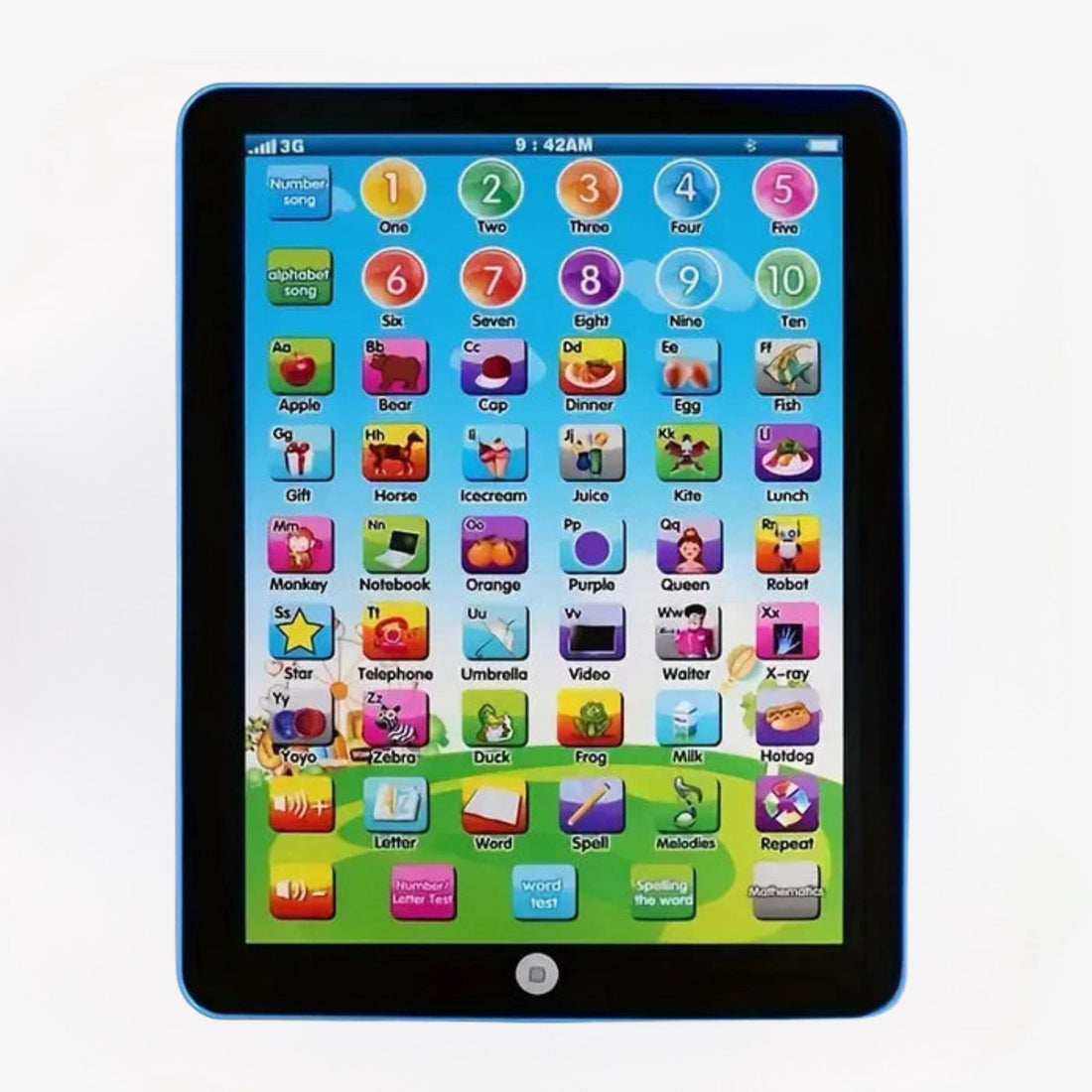 KidSmart educatieve peuter tablet – kleurrijk en interactief leerapparaat dat spelenderwijs leren, concentratie en motorische vaardigheden stimuleert.