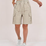 Cargo Bermuda Shorts met Opgestikte Zakken