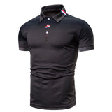 Heren Sport Polo Met Gradient Design En Slim Fit