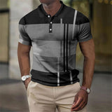 Heren Polo Met Strepen En Slim Fit Pasvorm