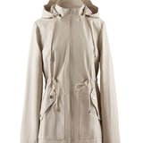 Olijfgroene Outdoor Jas met Capuchon