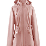 Olijfgroene Outdoor Jas met Capuchon