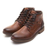 Leren Veterboots voor Heren