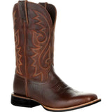 Leren Cowboy Boots met Borduurwerk en Hoge Schacht