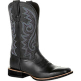 Leren Cowboy Boots met Borduurwerk en Hoge Schacht