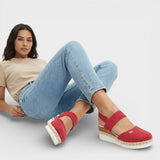 Dames Espadrille Sandalen met Gesloten Neus