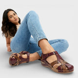 Dames Gladiator Sandalen met Gespsluitingen