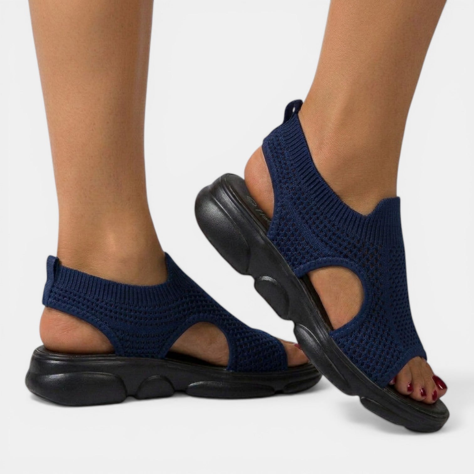 Dames Mesh Sandalen met Open Neus