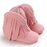 MiniKicks stoere meisjeslaarzen voor kleintjes – waterafstotend materiaal, comfortabele pasvorm en stevige antislipzool voor dagelijks avontuur.