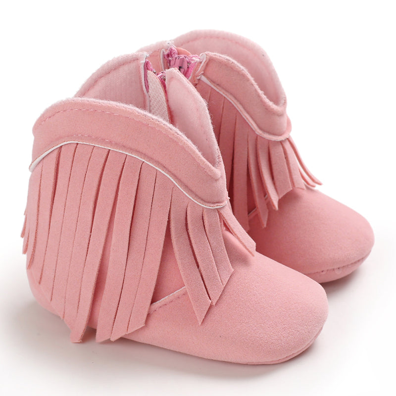 MiniKicks stoere meisjeslaarzen voor kleintjes – waterafstotend materiaal, comfortabele pasvorm en stevige antislipzool voor dagelijks avontuur.