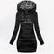 Lillian lange hoodie jurk Heartbeat voor dames in diverse kleuren – zachte stof, comfortabele pasvorm en casual, trendy stijl.