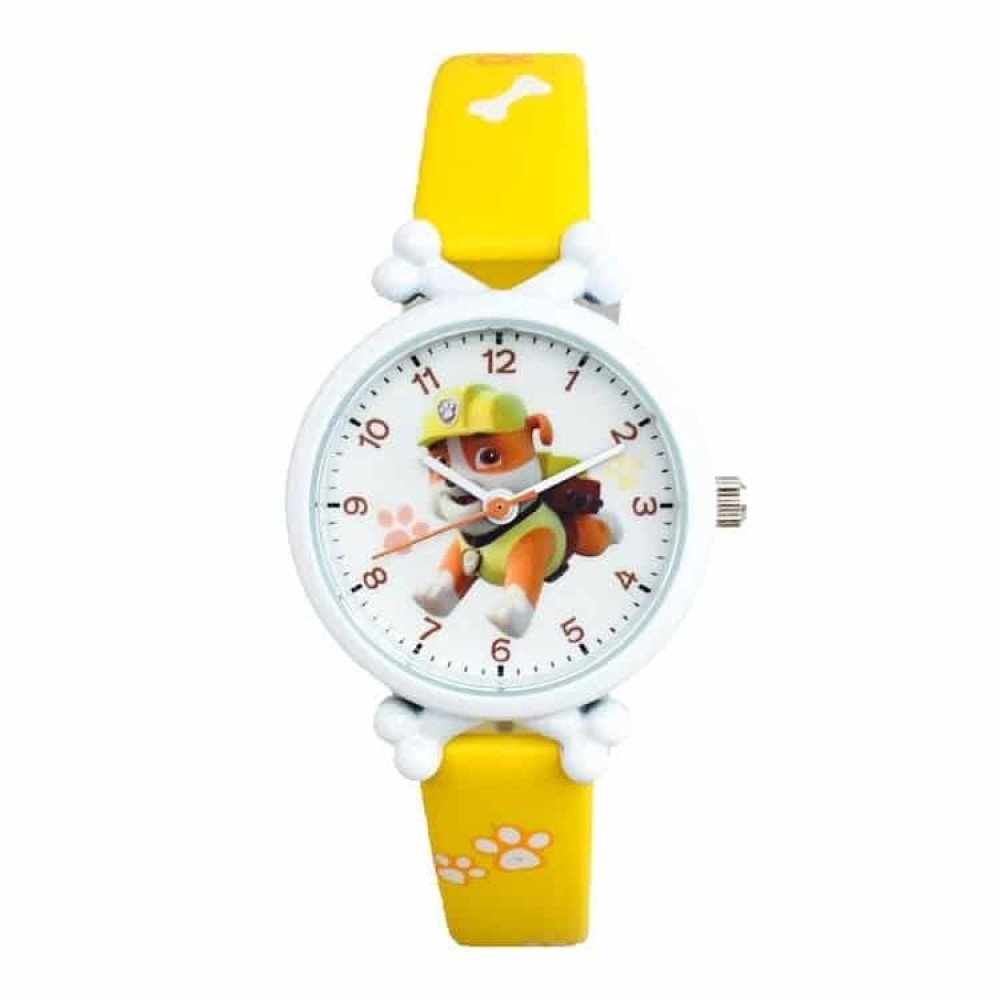 Paw Patrol kinderhorloge met wijzers – kleurrijk en stevig horloge met favoriete helden, ideaal om kloklezen te leren voor jonge kinderen.