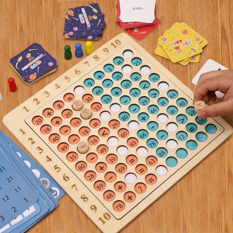 SmartMath interactief reken speelbord voor kinderen – stimuleert wiskundige vaardigheden en probleemoplossend denken op een leuke en educatieve manier.