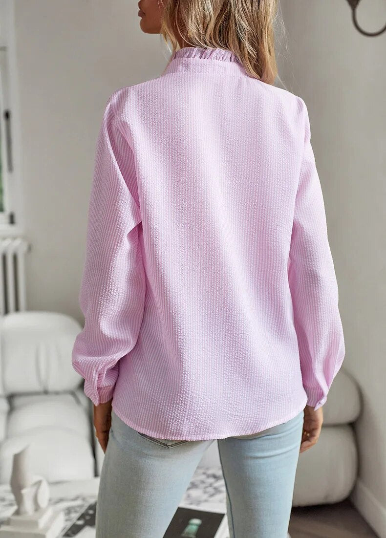 Puck comfortabel overhemd met lange mouwen – voor een casual, stijlvolle look. Ideaal voor een ontspannen dag met een moderne uitstraling.