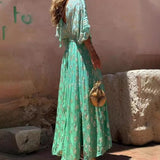 Bohemian Jumpsuit met Print