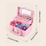 GlamPrincess make-up set voor meisjes met veilige en kleurrijke producten – creatieve en speelse kit voor plezierig en verantwoord schminken.