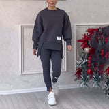 Tweedelige Lounge Set met Oversized Sweatshirt en Legging