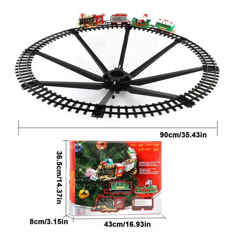 SantaTrain kinder kersttrein – kleurrijk en duurzaam speelgoed, stimuleert creatief spel en brengt feestelijke kerstsfeer in huis.