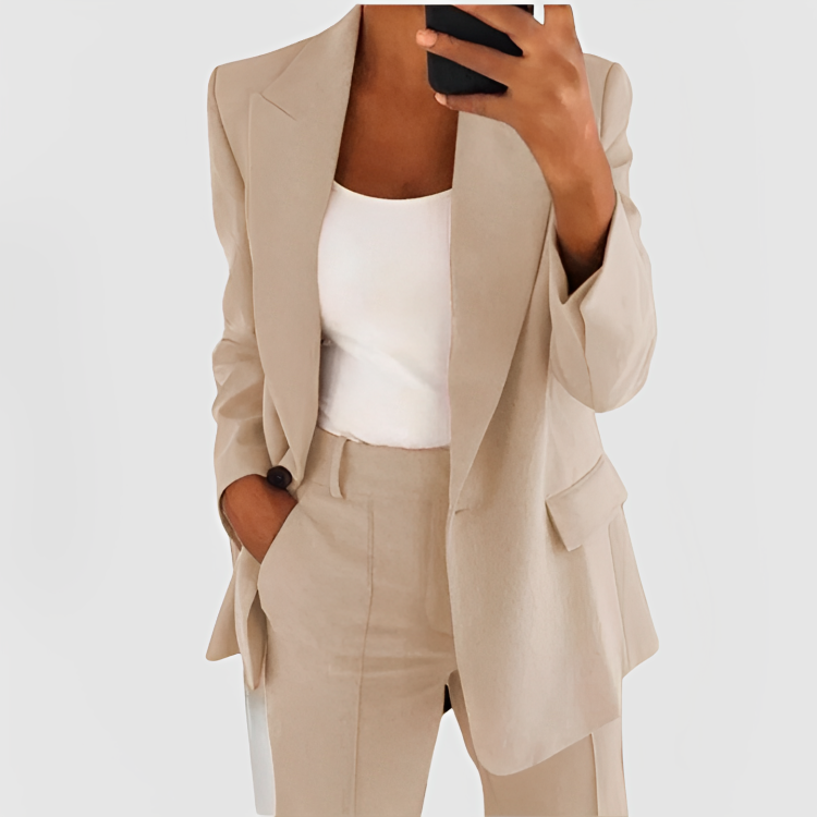 Tweedelige Set met Blazer en Broek
