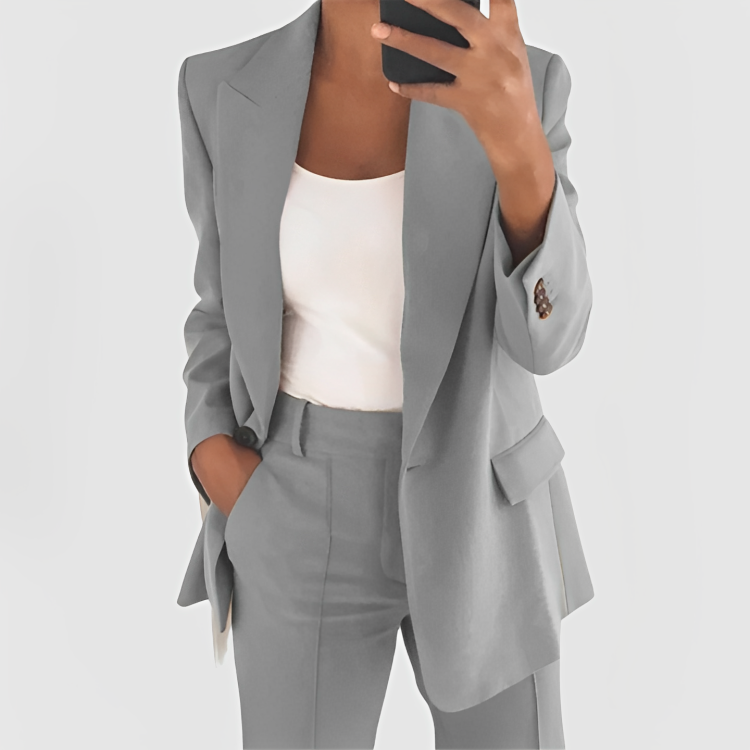 Tweedelige Set met Blazer en Broek
