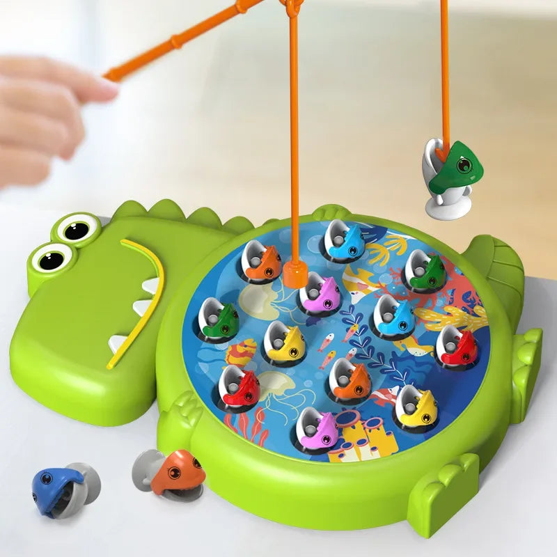 Fishing Dino educatief magnetisch spel – interactief visspel voor kinderen dat motorische vaardigheden, concentratie en sociaal spel stimuleert.