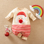 LittleSanta zacht baby kerstpakje – comfortabele, warme stof en schattig ontwerp voor feestelijke kerstmomenten.