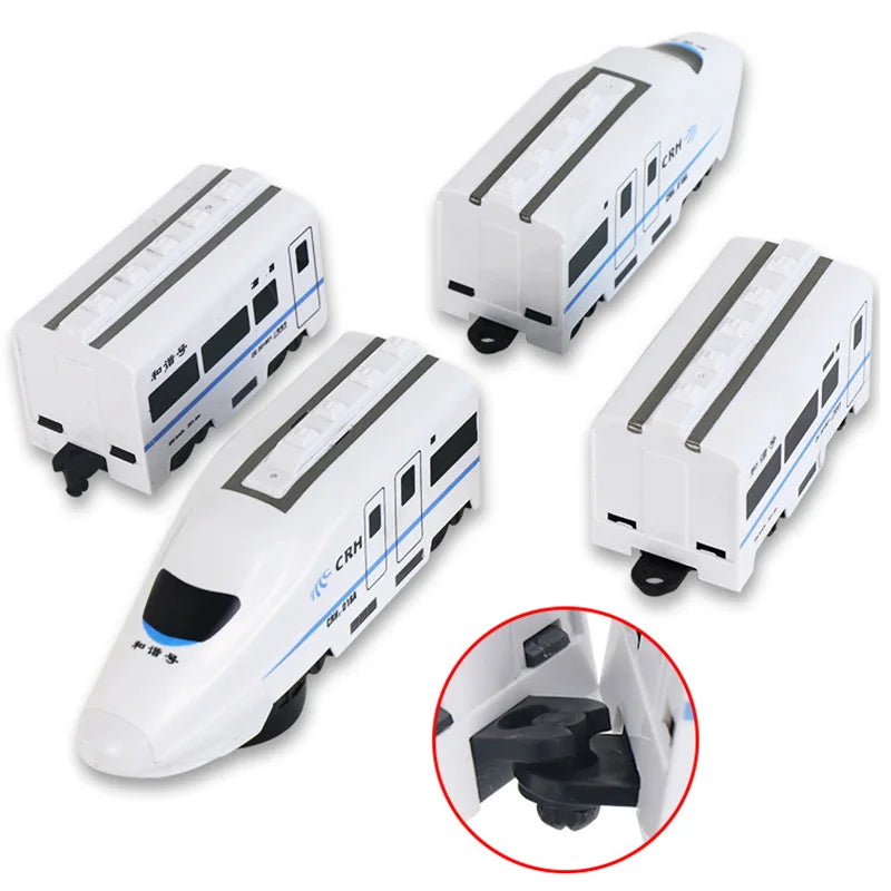 TurboTrain speelgoedtrein – zelfrijdende trein voor kinderen, automatisch richtingsveranderend, duurzaam plastic en knipperlichten voor eindeloos speelplezier.