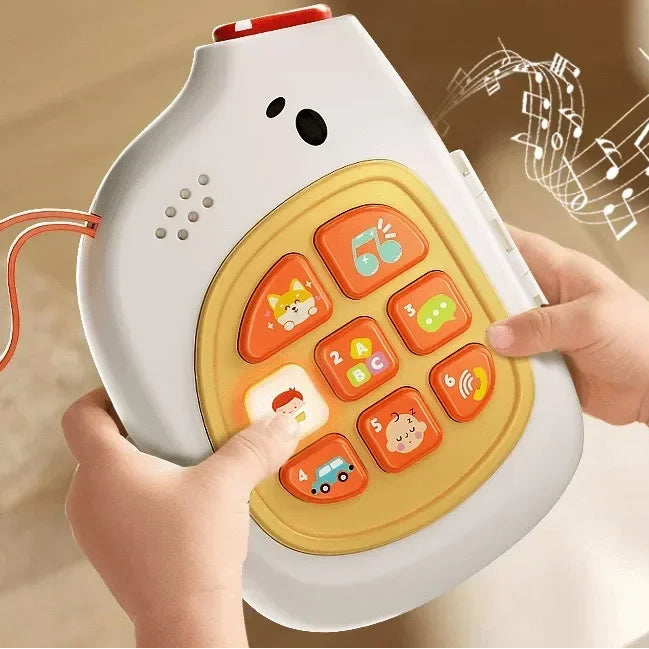 Sensory MiniKoffer interactief muzikaal Montessori speelbord voor kinderen – stimuleert creativiteit, motoriek en muzikale vaardigheden op een educatieve en speelse manier.