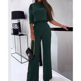 Tweedelige Set met Top en Wijde Broek