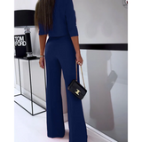 Tweedelige Set met Top en Wijde Broek