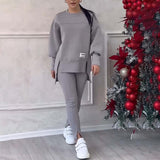 Tweedelige Lounge Set met Oversized Sweatshirt en Legging