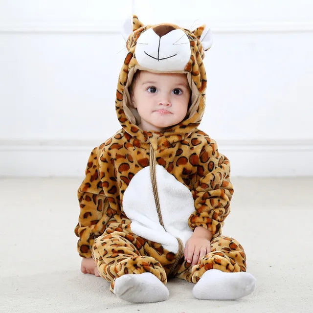 Little Paws baby onesies met schattige dierenthema’s – zachte, comfortabele stof en perfecte pasvorm voor dagelijks gebruik en knuffelmomenten.