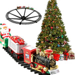 SantaTrain kinder kersttrein – kleurrijk en duurzaam speelgoed, stimuleert creatief spel en brengt feestelijke kerstsfeer in huis.