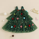 LittleStar magische kerstjurk voor meisjes – feestelijke jurk van zachte, comfortabele stof met glinsterende details, perfect voor kerst en speciale gelegenheden.