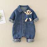CozyDenim comfortabele en stijlvolle kinderjumpsuit – zachte, duurzame stof met perfecte pasvorm voor dagelijks gebruik en speelse avonturen.