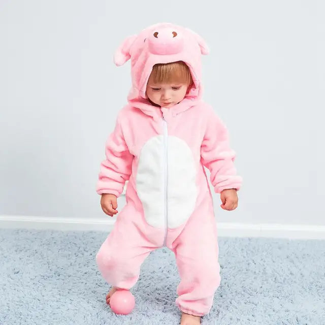 Little Paws baby onesies met schattige dierenthema’s – zachte, comfortabele stof en perfecte pasvorm voor dagelijks gebruik en knuffelmomenten.