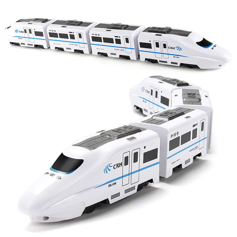 TurboTrain speelgoedtrein – zelfrijdende trein voor kinderen, automatisch richtingsveranderend, duurzaam plastic en knipperlichten voor eindeloos speelplezier.