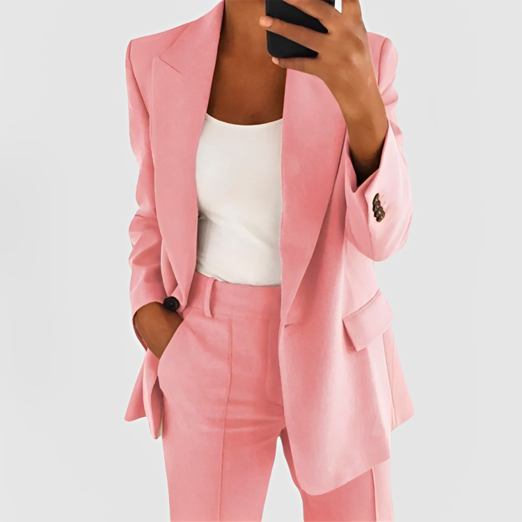 Tweedelige Set met Blazer en Broek