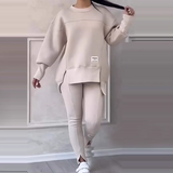 Tweedelige Lounge Set met Oversized Sweatshirt en Legging