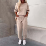 Tweedelige Set met Oversized Top en Enkelbroek